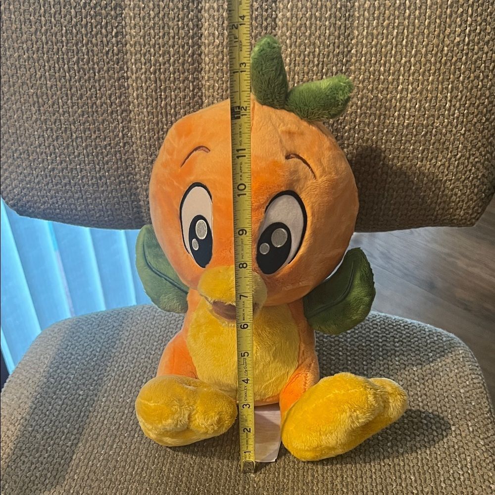 #1099**Orange and Green Plush Toy for Small Pets - Picture 4 of 7